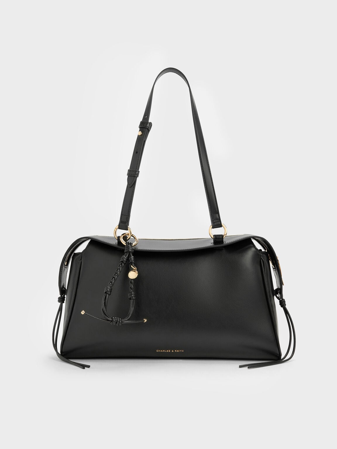 Haylen Braided-Charm Tote Bag